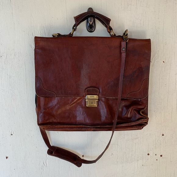 Larella Other - Vintage Larella Brown Leather Briefcase Luggage